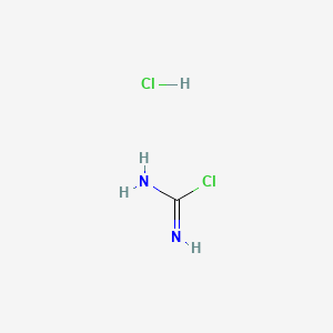 Molecular structure of Chloroformamidine hydrochloride