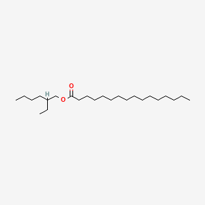 Molecular structure of Ethylhexyl Palmitate