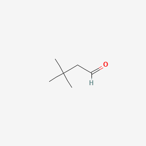 Molecular structure of 3,3-Dimethylbutyraldehyde