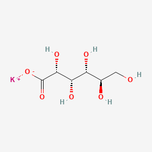 Molecular structure of Potassium gluconate