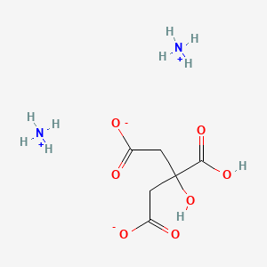 Molecular structure of Ammonium citrate dibasic