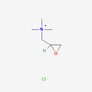Molecular structure of Glycidyl trimethylammonium chloride