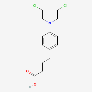 Molecular structure of Chlorambucil