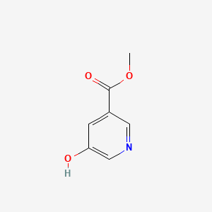 Molecular structure of Methyl 5-hydroxynicotinate