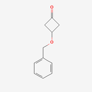 Molecular structure of 3-(Benzyloxy)cyclobutan-1-one