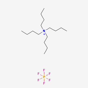 Molecular structure of Tetrabutylammonium hexafluorophosphate