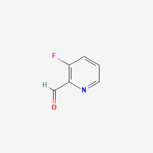 Molecular structure of 3-Fluoro-2-pyridinecarboxaldehyde