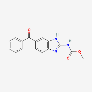 Molecular structure of Mebendazole
