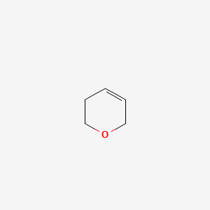 Molecular structure of 3,6-Dihydro-2H-pyran