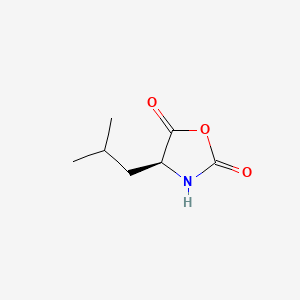 Molecular structure of (S)-4-isobutyloxazolidine-2,5-dione