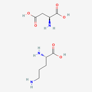 Molecular structure of L-Ornithine L-aspartate salt