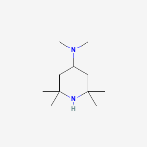 Molecular structure of N,N,2,2,6,6-Hexamethyl-4-piperidinamine