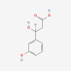 Molecular structure of 3-(3-hydroxyphenyl)-3-hydroxypropanoic acid