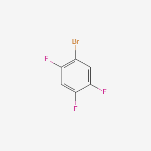 Molecular structure of 1-Bromo-2,4,5-trifluorobenzene