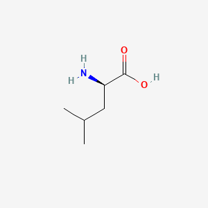 Molecular structure of D-Leucine
