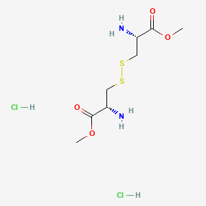 Molecular structure of Dimethyl L-cystinate dihydrochloride