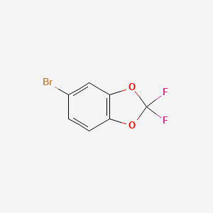 Molecular structure of 5-Bromo-2,2-difluorobenzodioxole