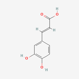 Molecular structure of Caffeic acid