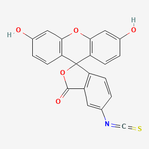 Molecular structure of Fluorescein-5-isothiocyanate