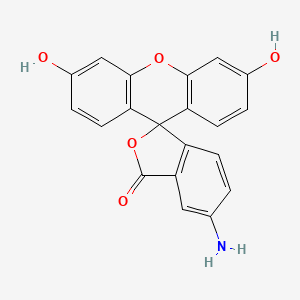 Molecular structure of 5-Aminofluorescein