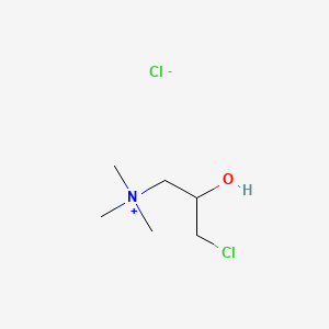 Molecular structure of 3-Chloro-2-hydroxypropyltrimethyl ammonium chloride