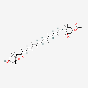 Molecular structure of Fucoxanthin