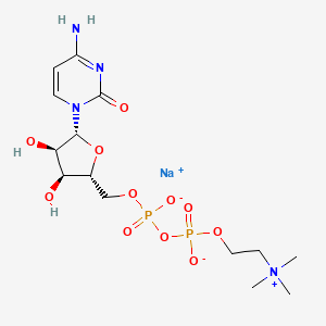Molecular structure of Citicoline sodium