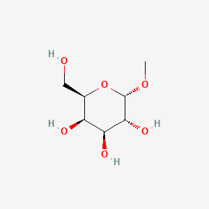 Molecular structure of Methyl alpha-D-galactopyranoside