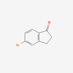 Molecular structure of 5-Bromoindanone
