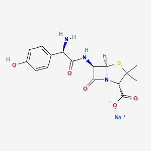 Molecular structure of Amoxicillin sodium