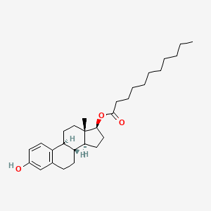 Molecular structure of Estradiol undecylate