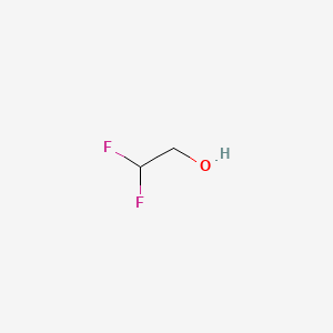 Molecular structure of 2,2-Difluoroethanol