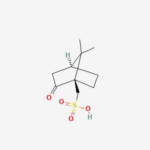 Molecular structure of L(-)-Camphorsulfonic acid