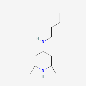 Molecular structure of n-Butyl-2,2,6,6-tetramethyl-4-piperidinamine