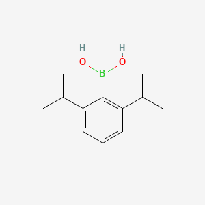 Molecular structure of 2,6-Diisopropylphenylboronic acid