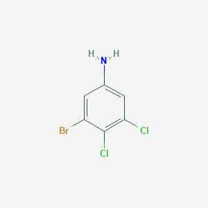Molecular structure of 3-Bromo-4,5-dichlorobenzeneamine