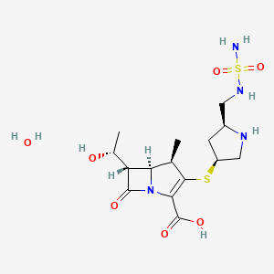 Molecular structure of Doripenem hydrate
