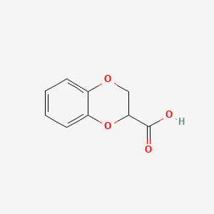 Molecular structure of 1,4-Benzodioxan-2-carboxylic acid