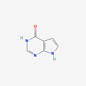 Molecular structure of 7-Deazahypoxanthine