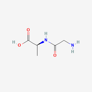 Molecular structure of Glycyl-L-alanine