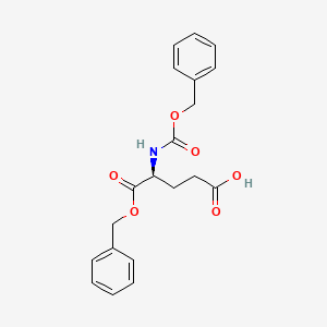 Molecular structure of Cbz-L-Glutamic acid 1-benzyl ester