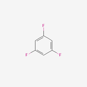 Molecular structure of 1,3,5-Trifluorobenzene
