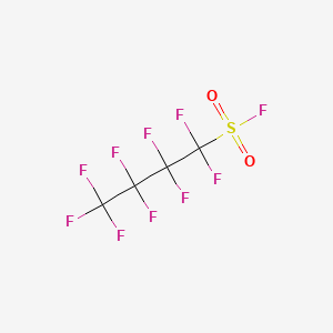 Molecular structure of Nonafluorobutanesulfonyl fluoride
