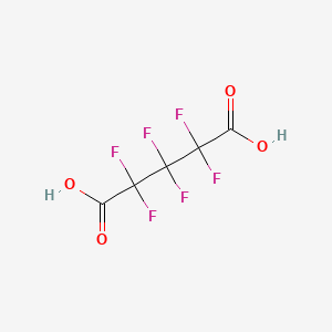 Molecular structure of Perfluoroglutaric acid