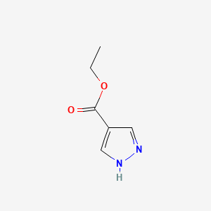 Molecular structure of Ethyl pyrazole-4-carboxylate