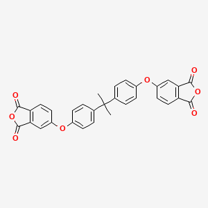 Molecular structure of 4,4-(4,4-Isopropylidenediphenoxy)bis(phthalic anhydride)
