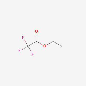 Molecular structure of Ethyl trifluoroacetate