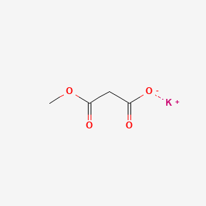 Molecular structure of Potassium 3-methoxy-3-oxopropanoate