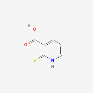 Molecular structure of 2-Mercaptonicotinic acid
