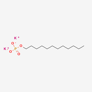 Molecular structure of Potassium Lauryl Phosphate